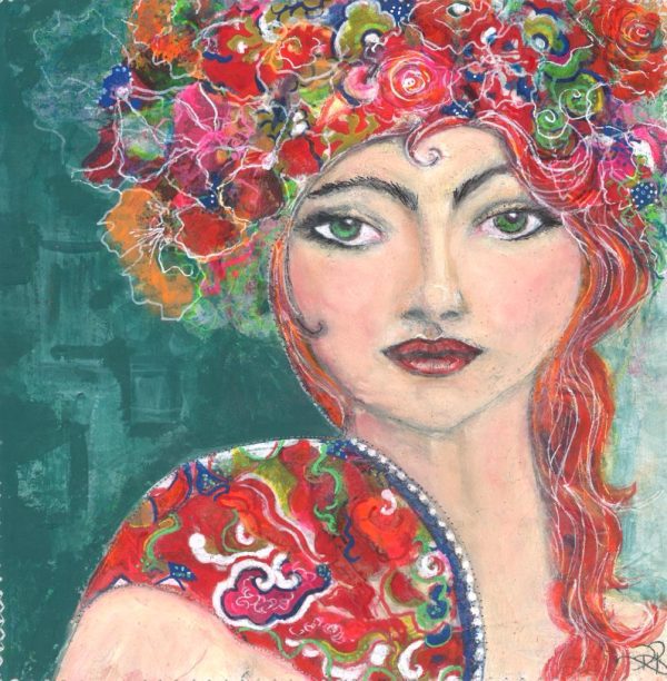 Tahitian Girl Portrait Collage Workshop
