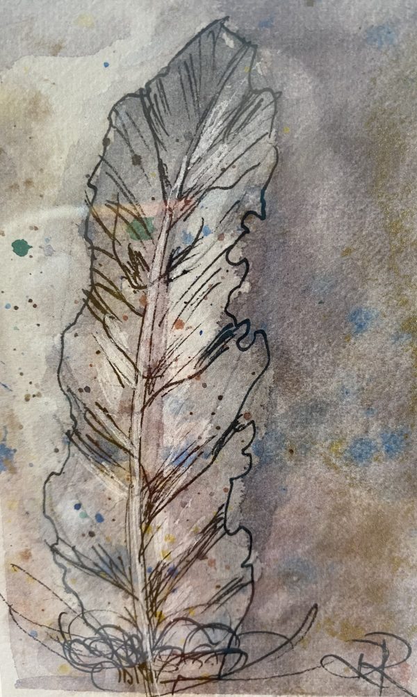 Feathers - Watercolour and Mixed Media Workshop - Image 4