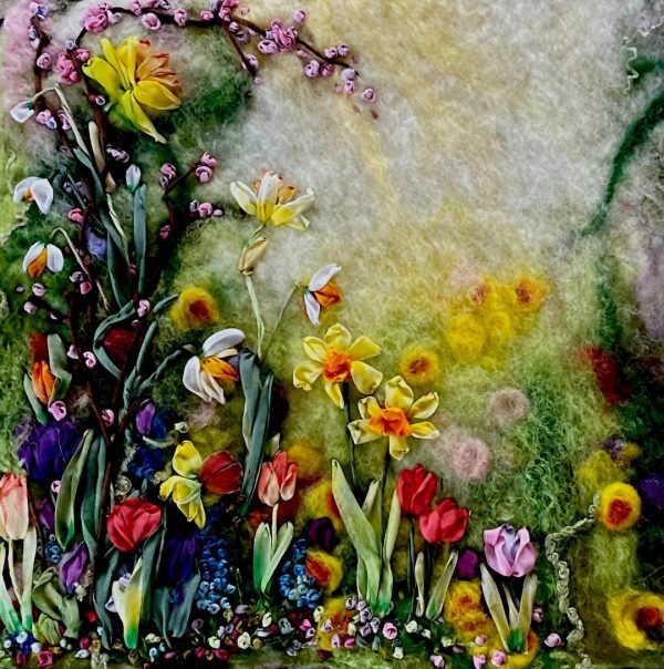 Spring in Bloom Nuno Felting Workshop - April 2025